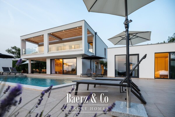 photo 1 Labin, Santalezi - Luxury villa with wellness, heated pool, gym - quiet location